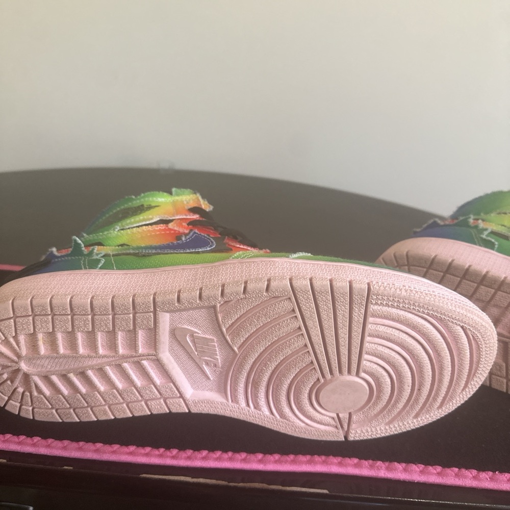 Jordan Multicolor Gradient High-Top Sneakers - image 3